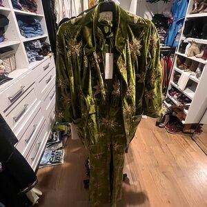 Lenni the Label bundle: Chromatic jacket and jumpsuit in forest